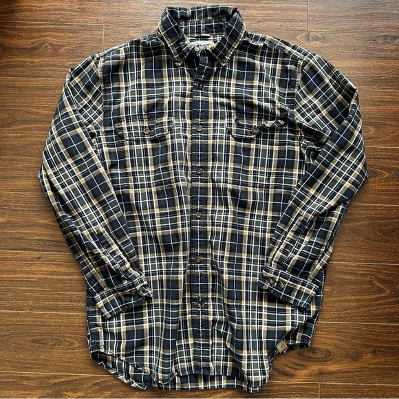 Carhartt Other - Carhartt relaxed fit plaid shirt size large